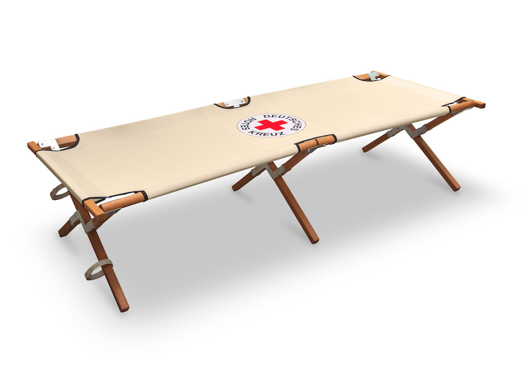 camp bed for the Red Cross